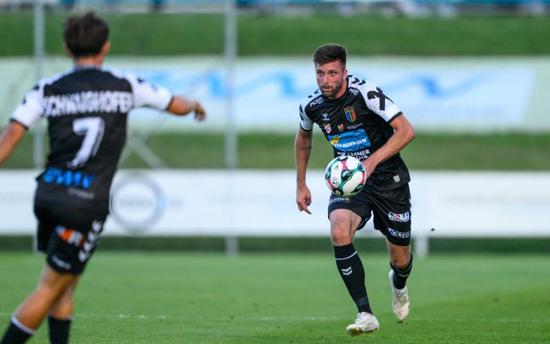 WELS,AUSTRIA,26.AUG.25 - SOCCER - UNIQA OEFB Cup, FC Hertha Wels vs SKN St. Poelten. Image shows Patrick Obermueller (Wels). Photo: GEPA pictures/ Christian Moser