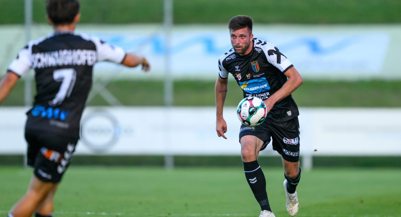 WELS,AUSTRIA,26.AUG.25 - SOCCER - UNIQA OEFB Cup, FC Hertha Wels vs SKN St. Poelten. Image shows Patrick Obermueller (Wels). Photo: GEPA pictures/ Christian Moser