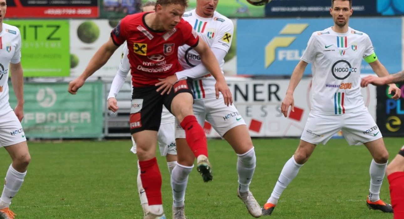 18.04.2025, AUT, Gurten, Union Gurten vs FC Hertha Wels, Regionalliga Mitte, Fotocredit Reinhard Schröckelsberger