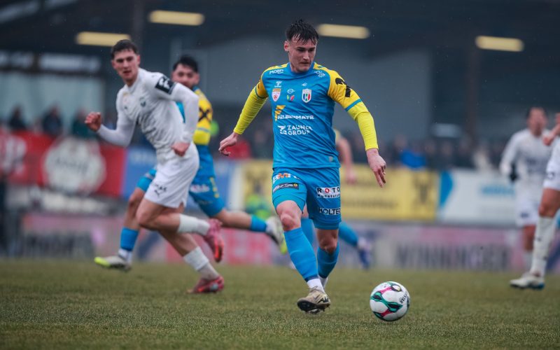 LINZ,AUSTRIA,22.FEB.26 - SOCCER - ADMIRAL 2. Liga, SKU Amstetten vs FC Hertha Wels. Image shows Marek Svec (Wels). Photo: GEPA pictures/ Manuel Binder